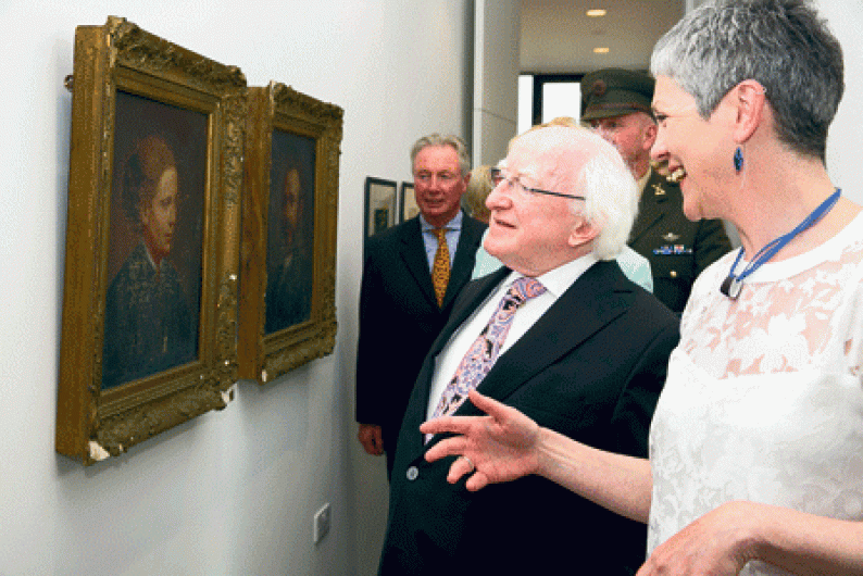 President gets a warm welcome on two day visit Image