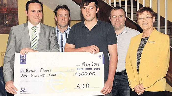 Bryan wins Clon award for farm business plan Image