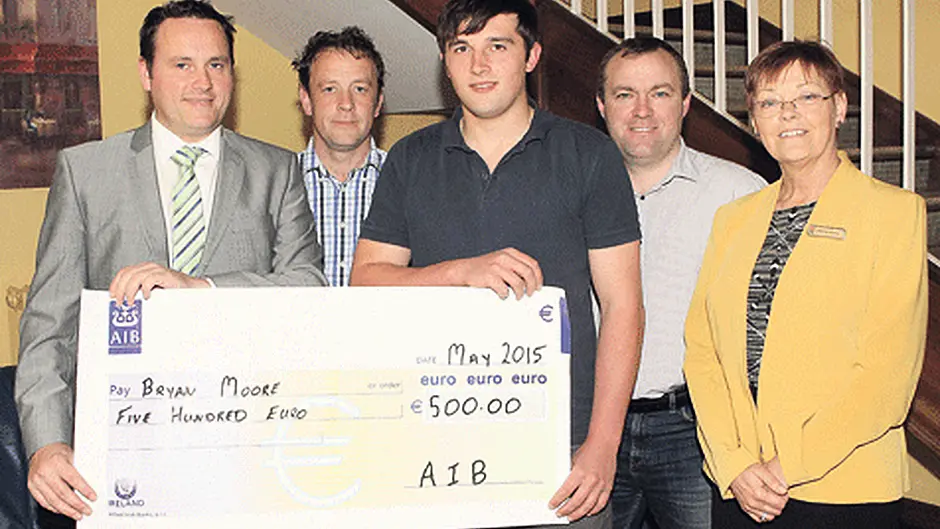 Bryan wins Clon award for farm business plan Image