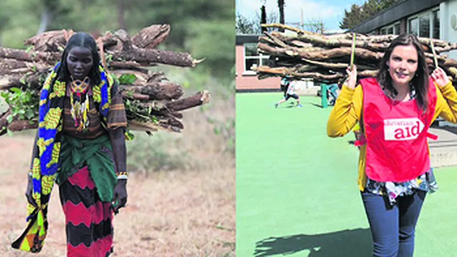 Susan feels the weight of poverty on her shoulders Image