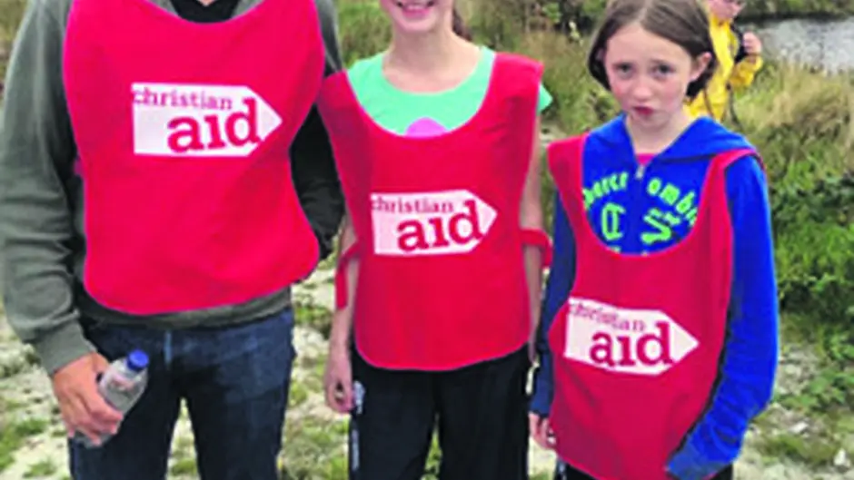 Graham proved a masve boost for charitys walk Image