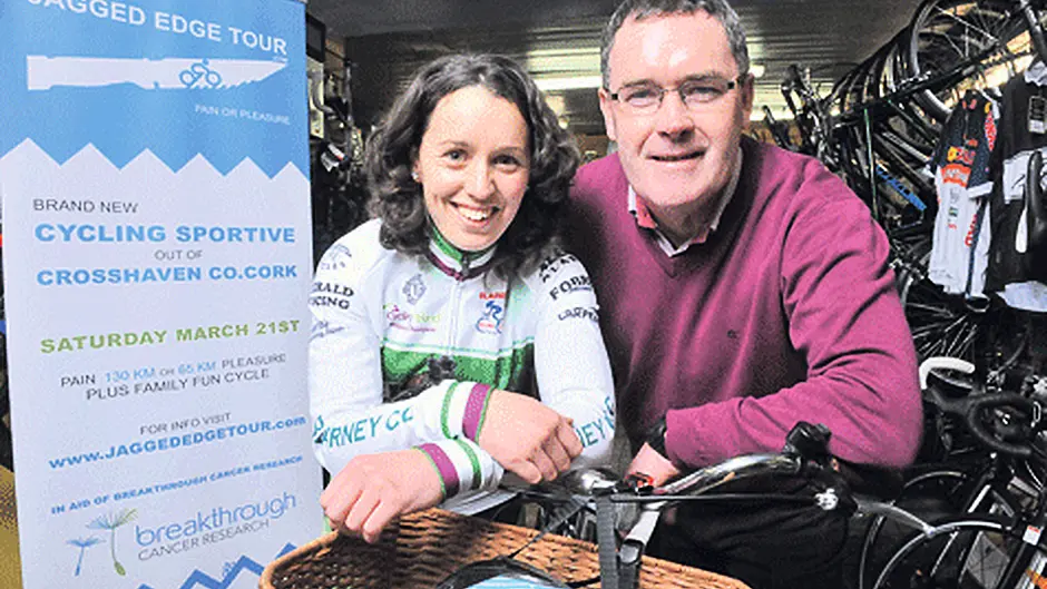Road race champion joins the Jagged Edge cycle tour Advert Image