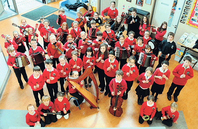 Grant was music to ears of Bantry gaelscoil pupils Image