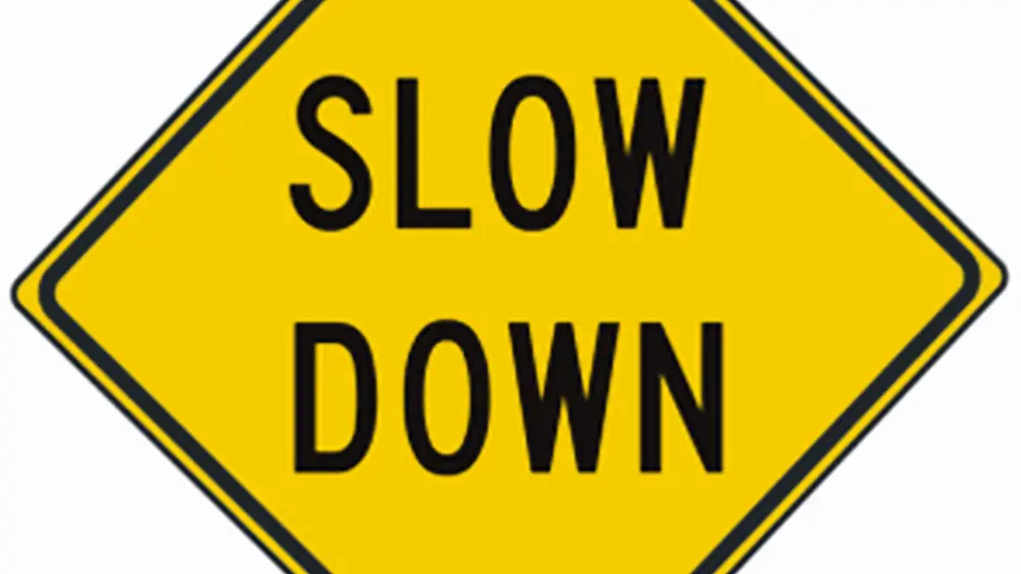 Slow down on the roads this Friday Image