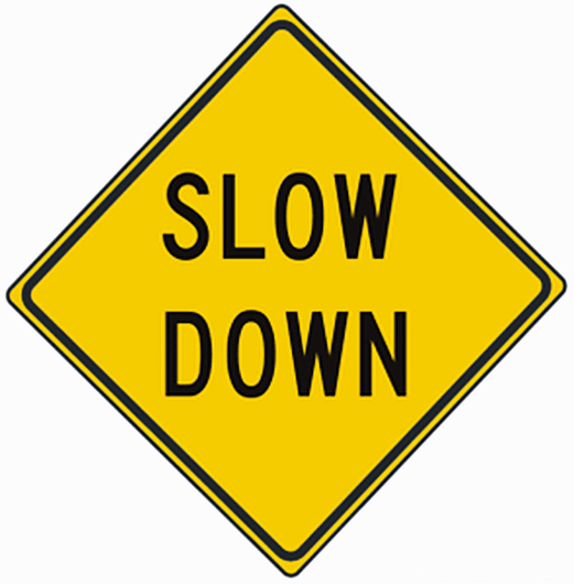 Slow down on the roads this Friday Image