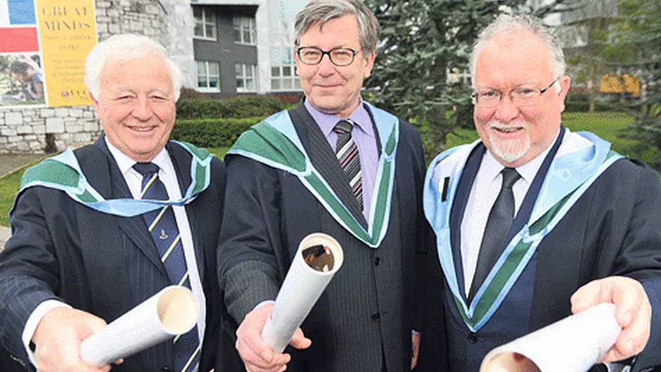 Honorary UCC degree awarded to Streamscapes Mark Boyden Image