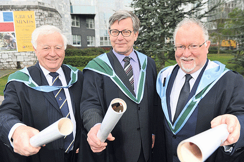 Honorary UCC degree awarded to Streamscapes Mark Boyden Image