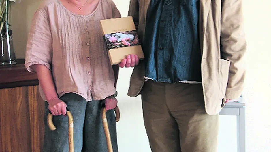 Michael Harding launches Corina's inspiring book Image