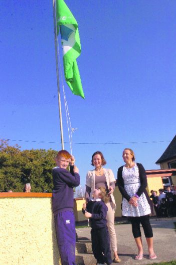 First Green Flag for school Image