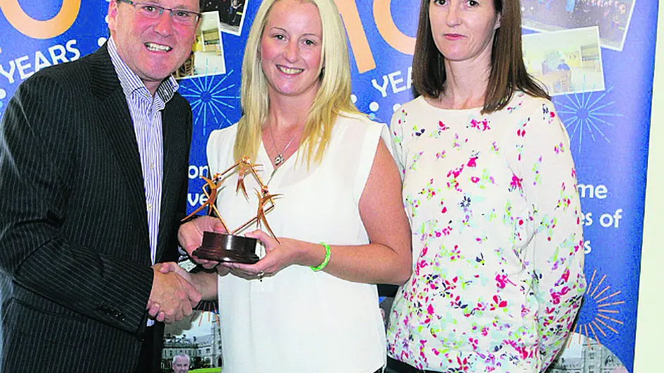 Zoes mum is honoured for fundraising Image