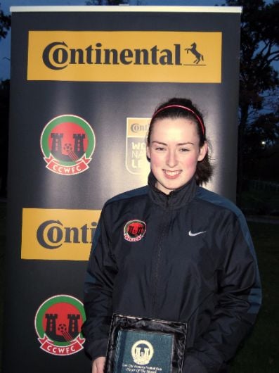 Ciara McNamara wins Cork City WTF Player of the Month award Image