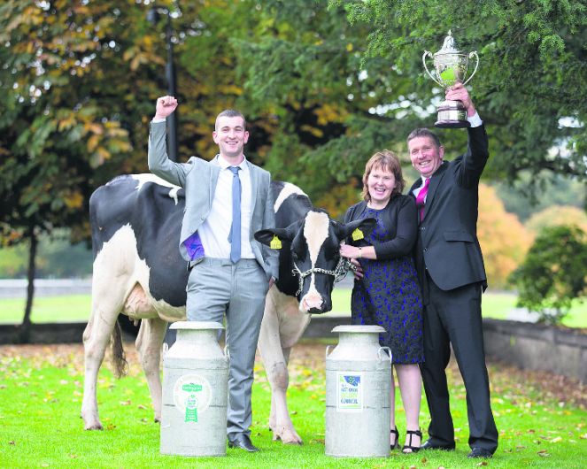 Goleen family National Quality Milk winners Image