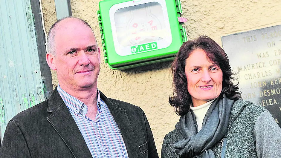 Local firm's defibrillator  a gift for the community Image