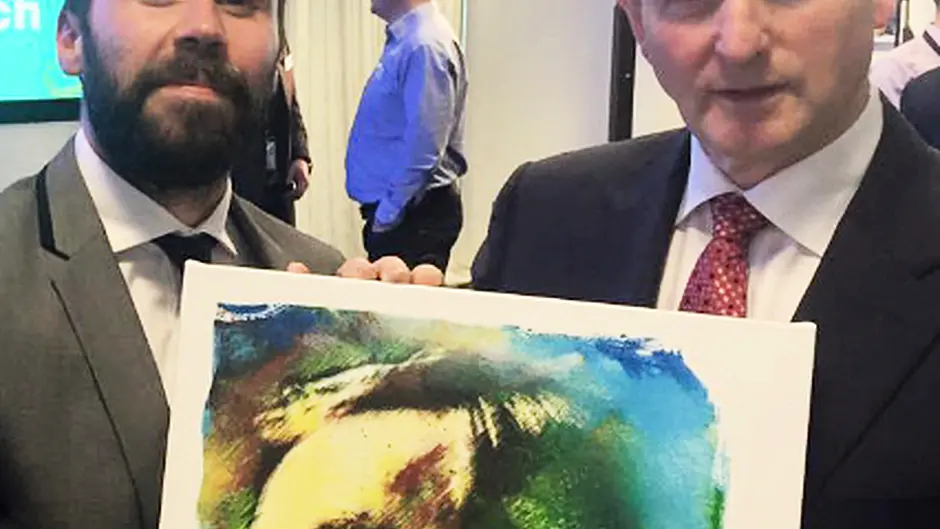 Firm chooses local artist for portrait of An Taoiseach Image
