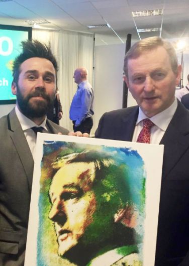 Firm chooses local artist for portrait of An Taoiseach Image