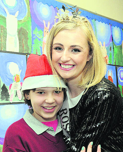 Rose of Tralee's secret visit to see Aoife at school in Dromore NS Image