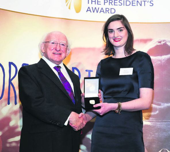 Kinsale duo receive Gaisce awards from President Higgins Image