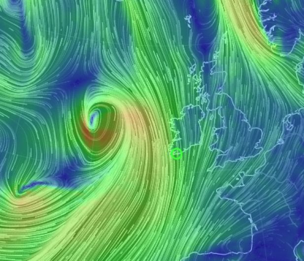 Weather warning as Storm Frank approaches Image