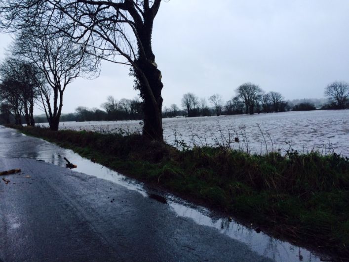 Photos show reason for pressure on Skibbereen as the Ilen burst its banks this morning Image