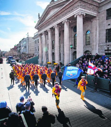 Local lifeboat crews take part in Easter Sunday commemoration Image