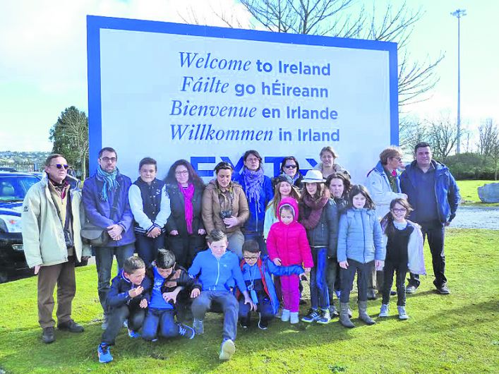 French primary school students enjoy a twinning visit to Schull Image