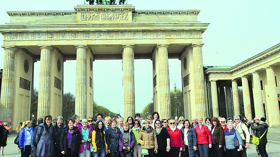 Glaslinn choir's Berlin flashmobs go down a treat in Germany Image