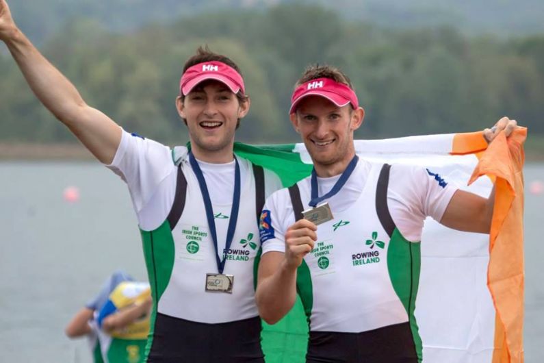 Gary and Paul O'Donovan win their heat at European Rowing Championships today Image