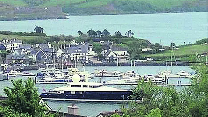 Superyacht Galileo G draws onlookers to Kinsale Image