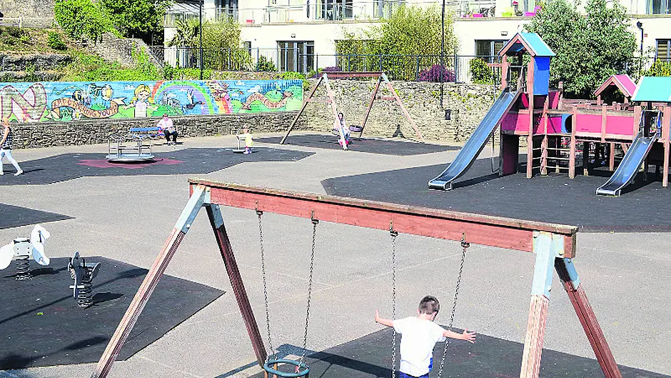 Parents are not keen on playground after teens seen ‘throwing stones' at children Image