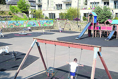 Parents are not keen on playground after teens seen ‘throwing stones' at children Image