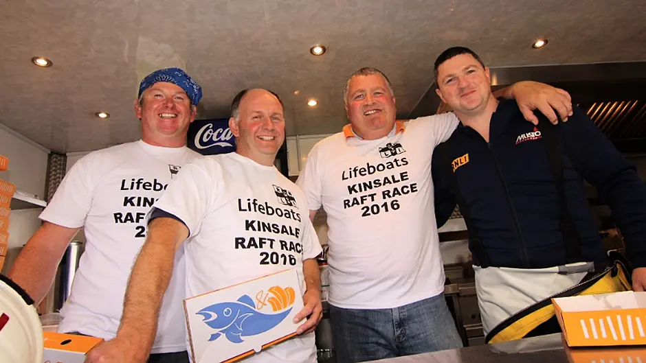Kinsale RNLI's raft race Image