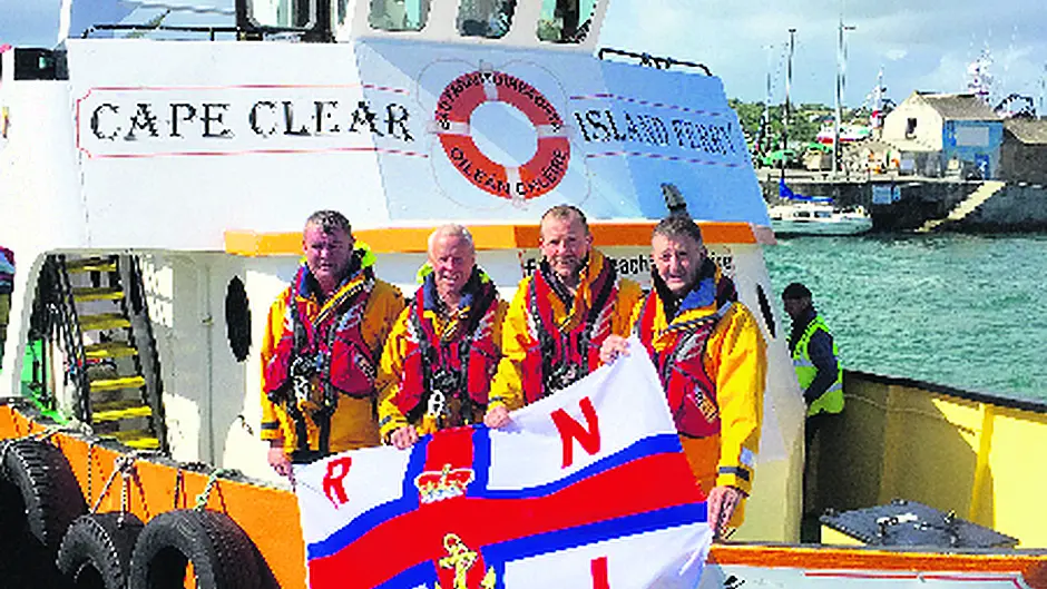 RNLI crews pitted against  each other in sailing race Image