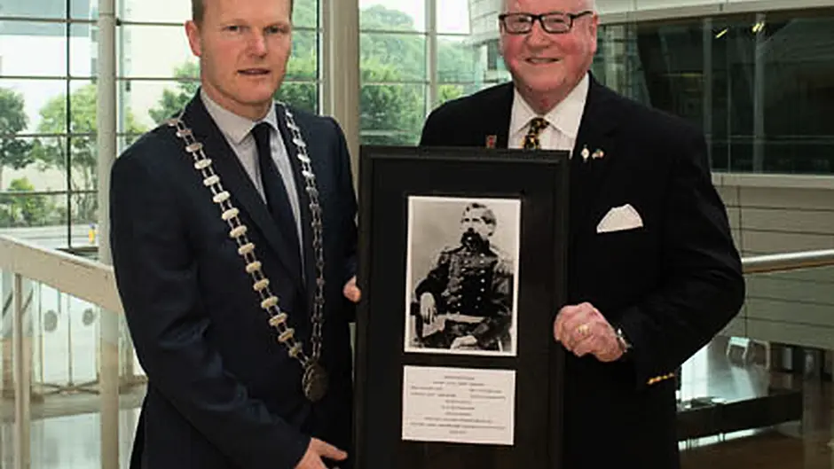 Capt Deasy's items presented to Council Image