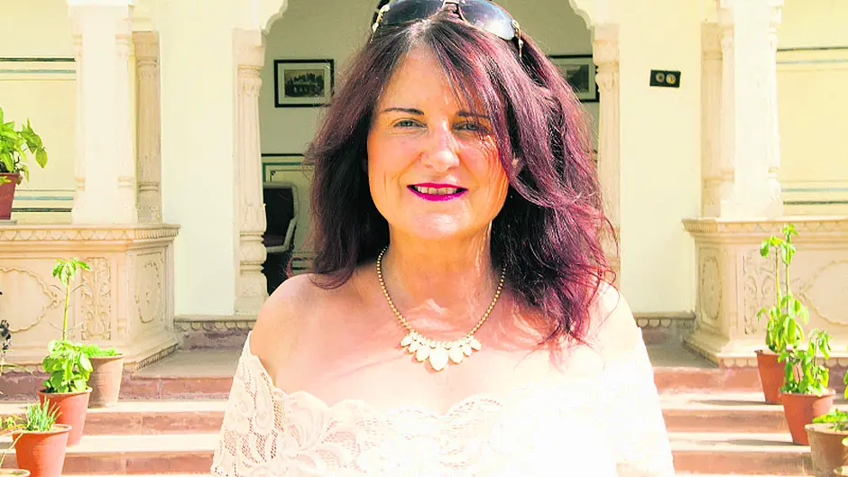 Josephine feels heat in India Image