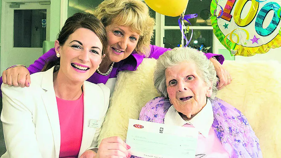 Centenarian Nellie's secret  is ‘hard work  and the odd fag' Image