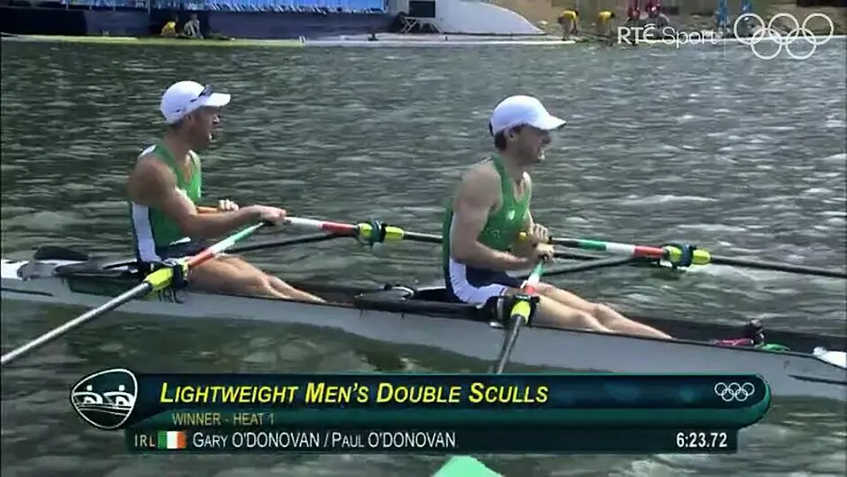 VIDEO: Gary and Paul O'Donovan win their heat in Rio Image