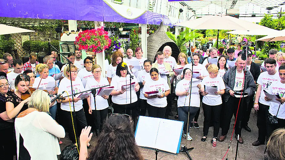 Dripsey garden centre welcomes High Hopes choir and radio show Image
