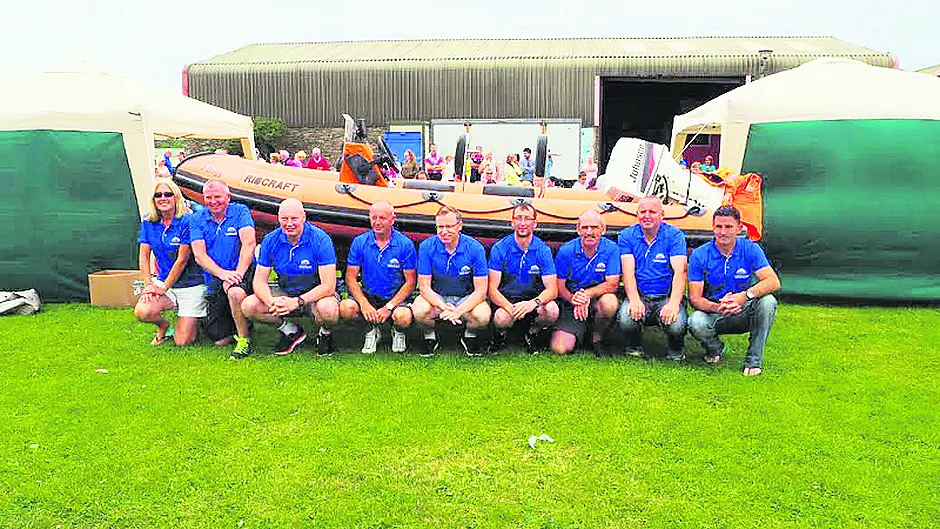 Nine local crew now trained in use of Owenahincha's new RIB Image