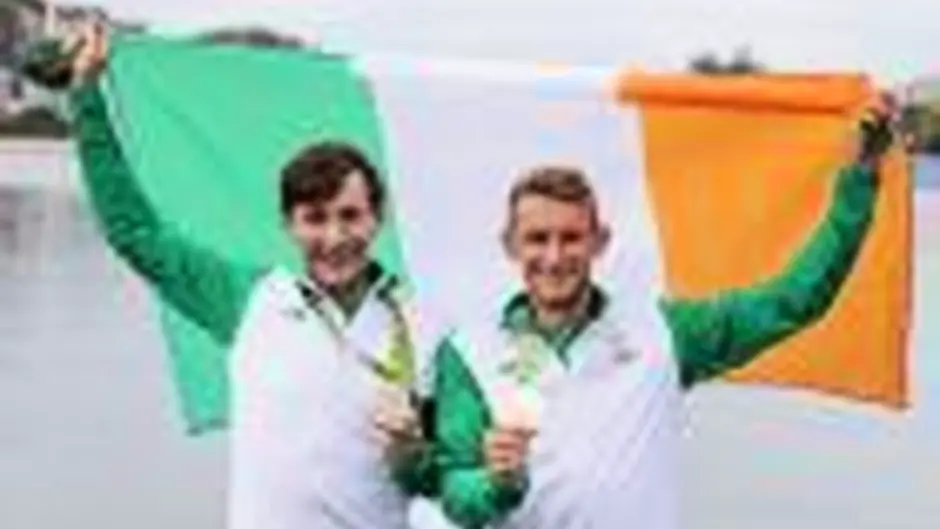 Skibb is rowing in behind silver medal brothers Image