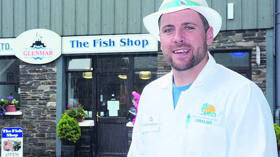 Glenmar's Stephen Hurley in Young Fishmonger finals Image