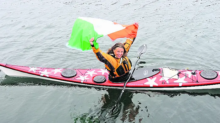 Solo kayaker Niamh lands back in time to collect her Leaving Cert Image