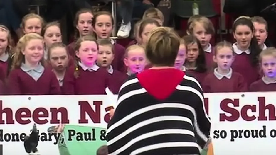 Lisheen students sing special song for Olympic heroes Image