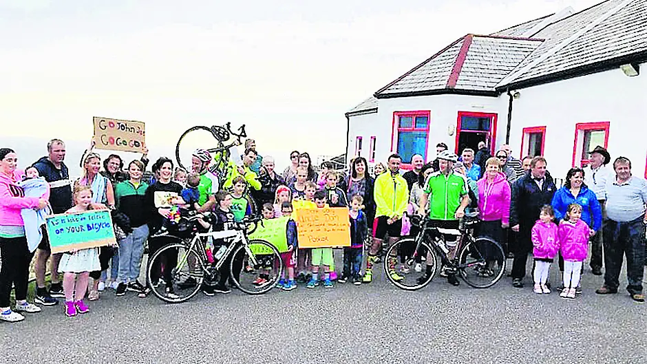 Local charities benefit from friends' Malin to Mizen four-day cycle Image