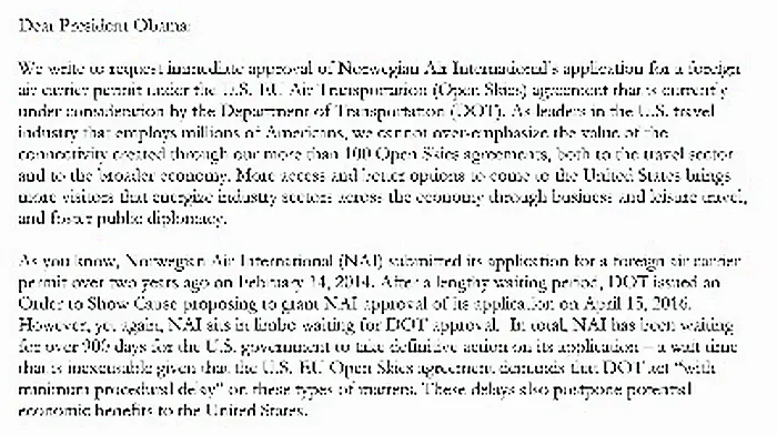 Obama urged to give Norwegian licence Image