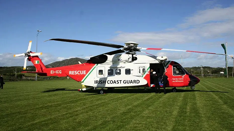 Four children rescued from Hungry Hill by Coast Guard Image