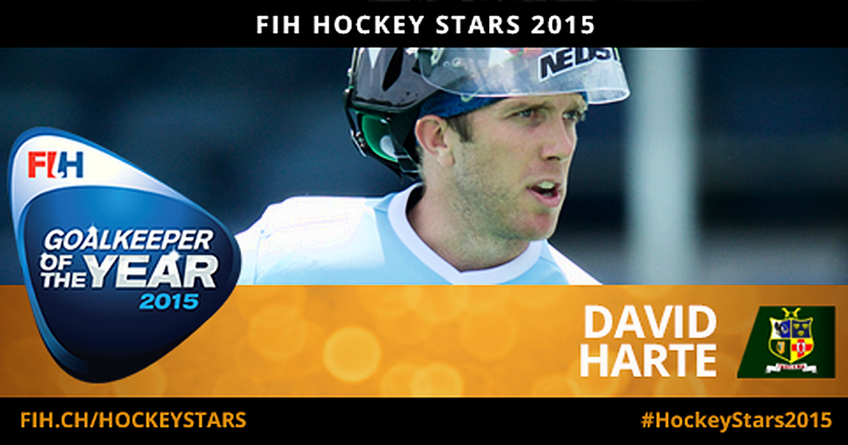 David Harte is officially the best hockey goalkeeper in the world