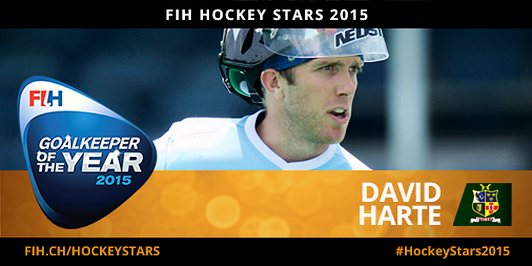 David Harte is officially the best hockey goalkeeper in the world Image