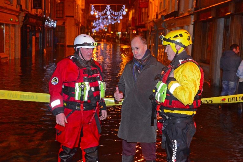 Bandon River breaches 2m level as high tide due within the hour Image