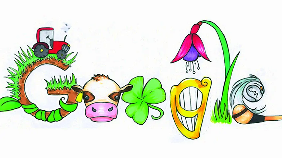West Cork students in Doodle 4 Google final Image
