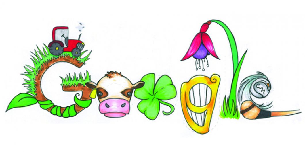 West Cork students in Doodle 4 Google final Image